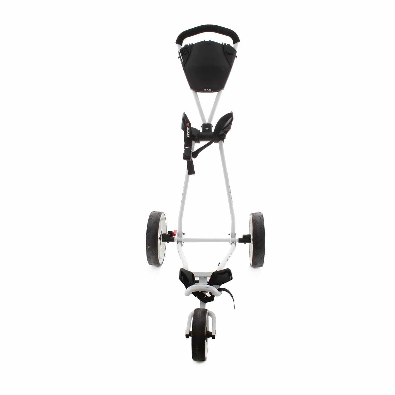 Big Max Ti-One 3-Wheel Push/Pull Trolley - Black/White/Red - Image 2