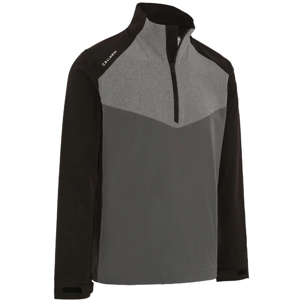 Callaway 1/2 Zip Wind Jacket - Caviar
