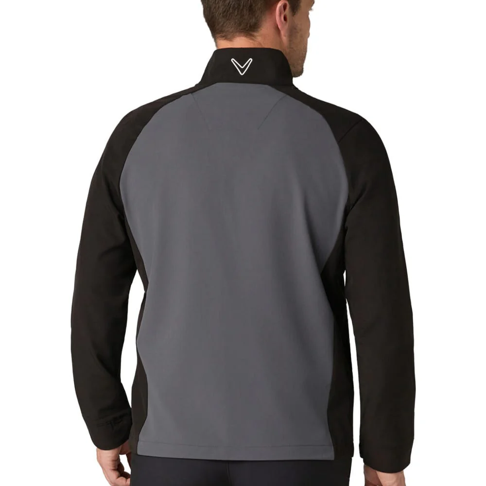 Callaway 1/2 Zip Wind Jacket - Caviar - Image 4