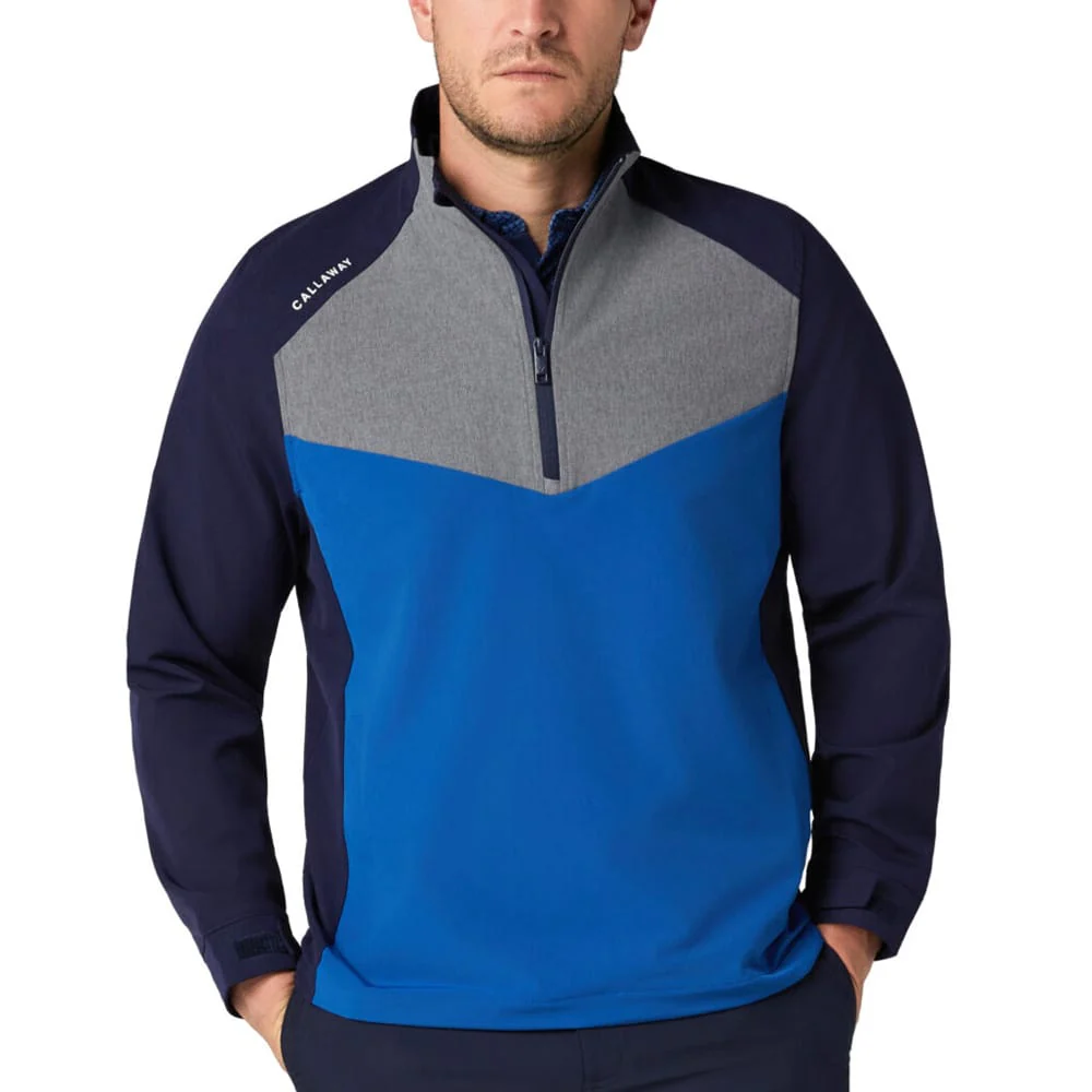 Callaway 1/2 Zip Wind Jacket - Peacoat - Image 3