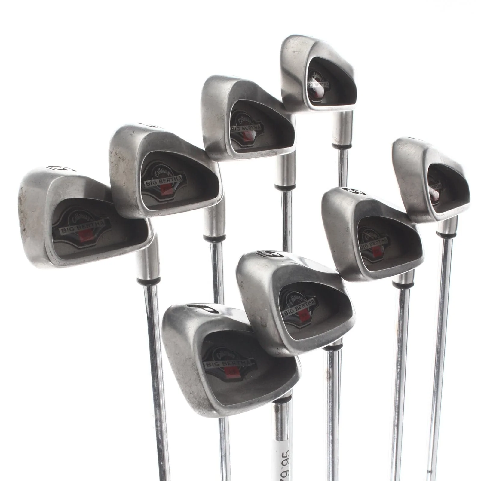 Callaway 1994 Big Bertha Steel Mens Right Hand Irons 3-PW Uni-Flex - True Temper Memphis "10" - Image 2