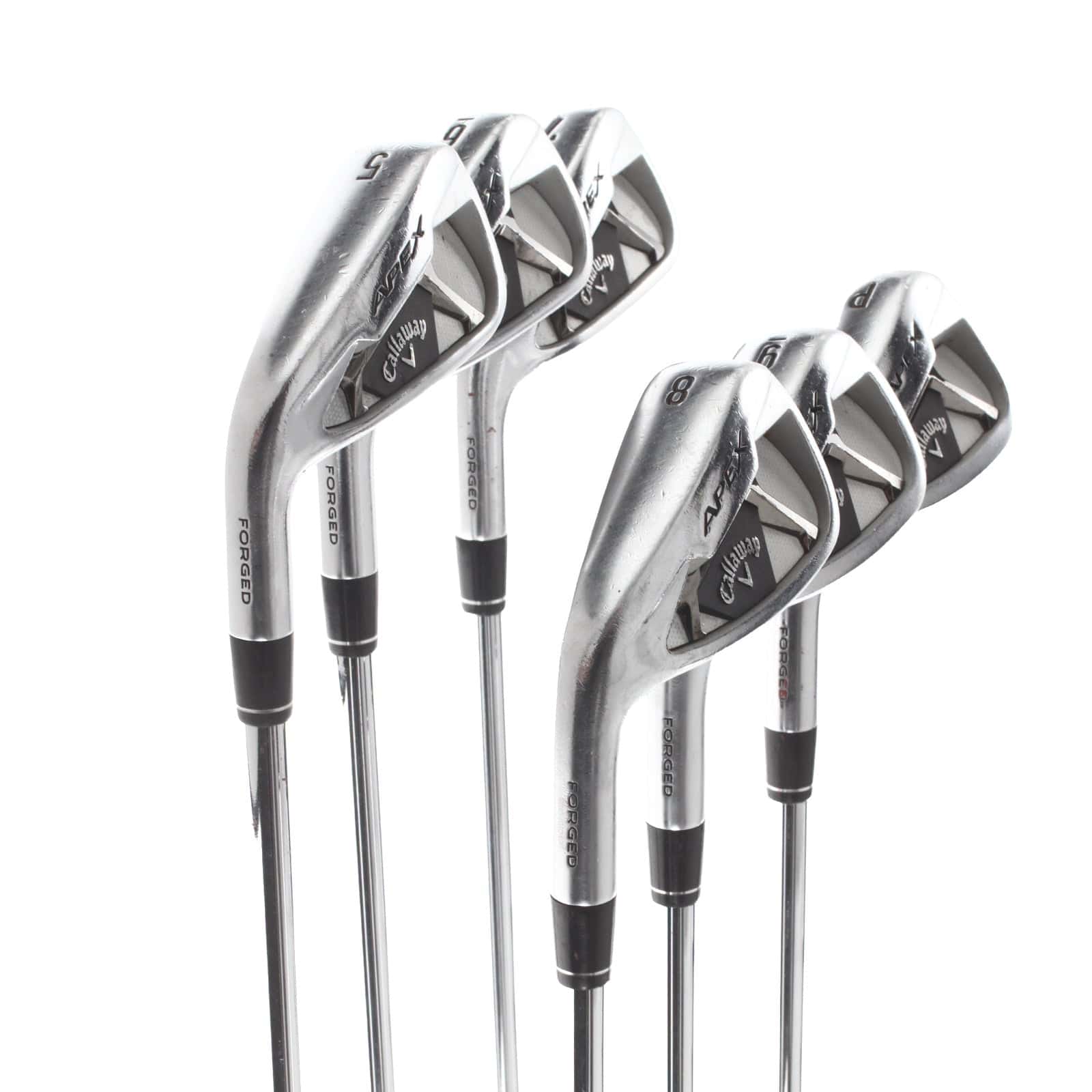Callaway Apex 21 Steel Mens Left Hand Irons 5-PW Regular - True Temper Elevate MPH 95 - Image 2