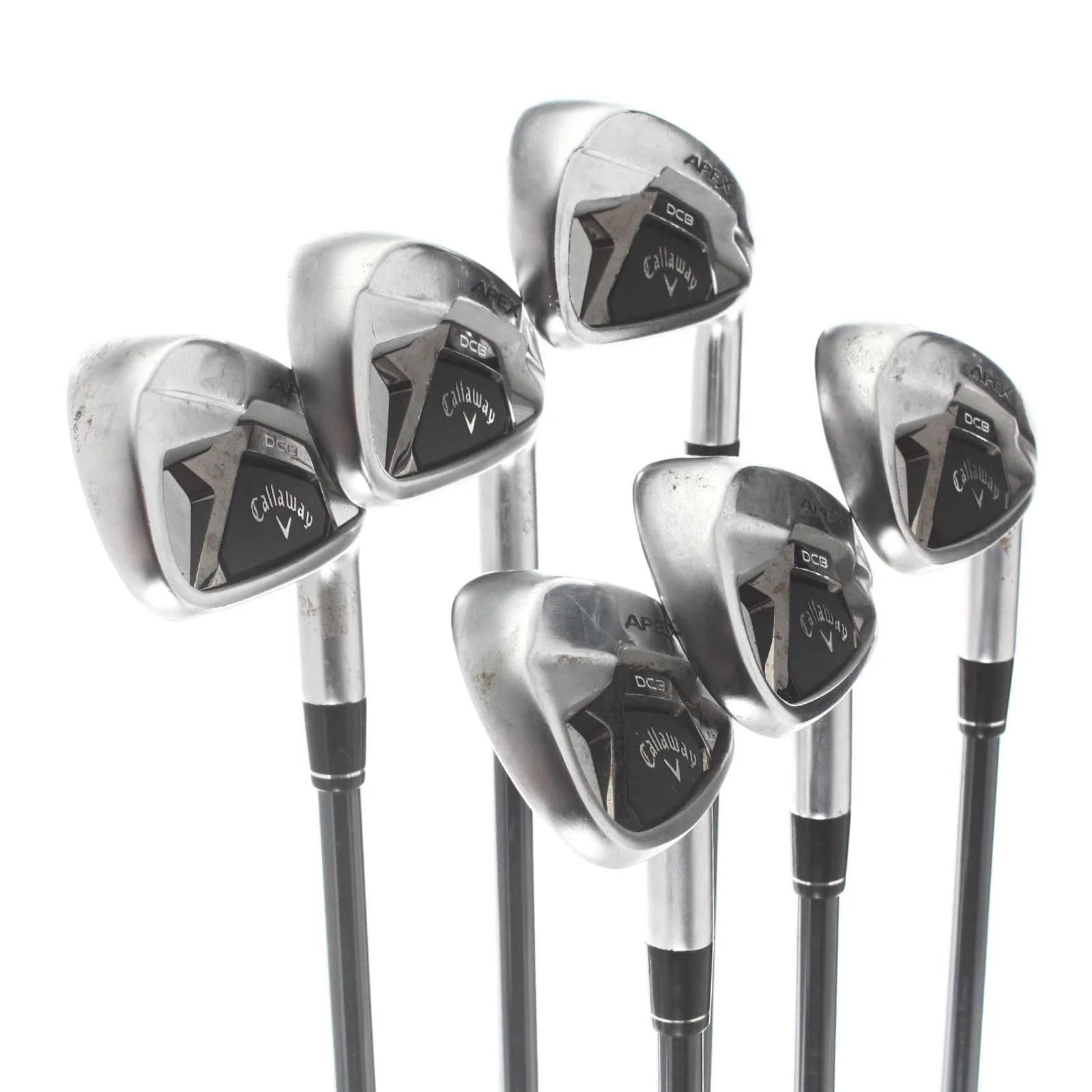 Callaway Apex DCB Graphite Mens Right Hand Irons 5-PW Midsize Regular - Recoil Dart - Image 2