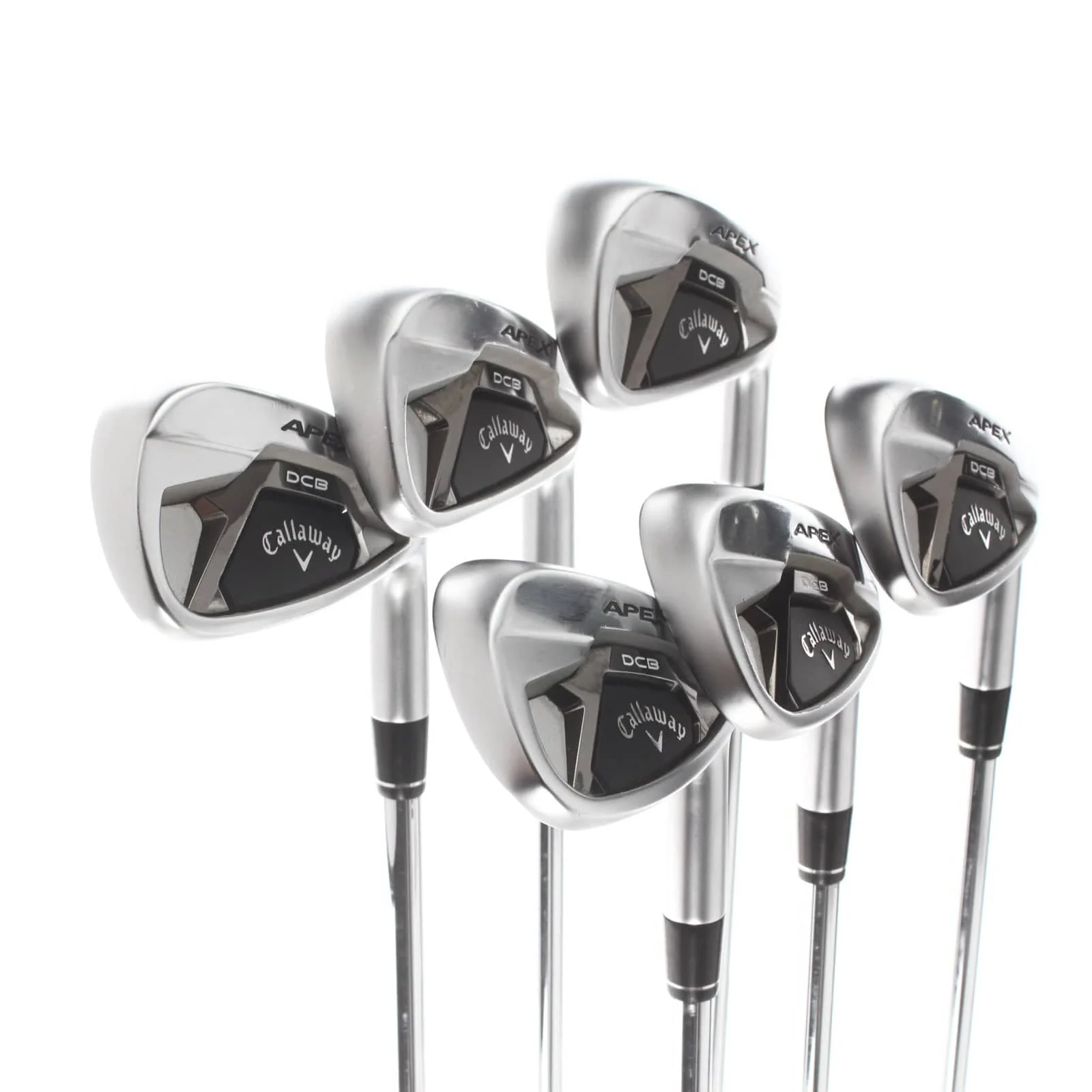 Callaway Apex DCB Steel Mens Right Hand Irons 6-AW Regular - True Temper MPH 85 - Image 2