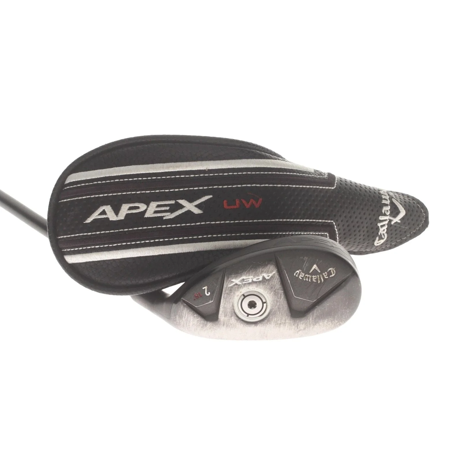 Callaway Apex Graphite Mens Right Hand 2 Hybrid 18* Extra Stiff - Matrix Ozik hM3 Black Tie 85-X