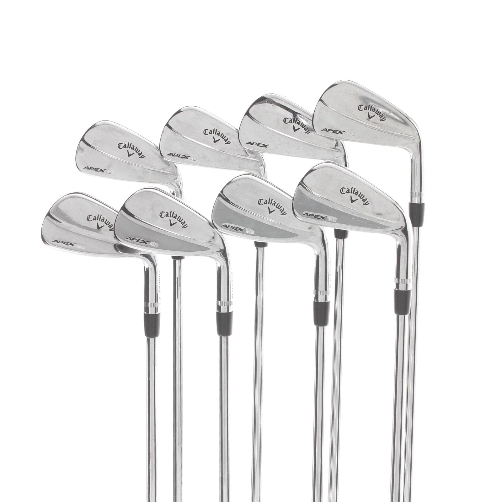 Callaway Apex MB Steel Mens Right Hand Irons 3-PW, Driver Stiff - Project X Rifle
