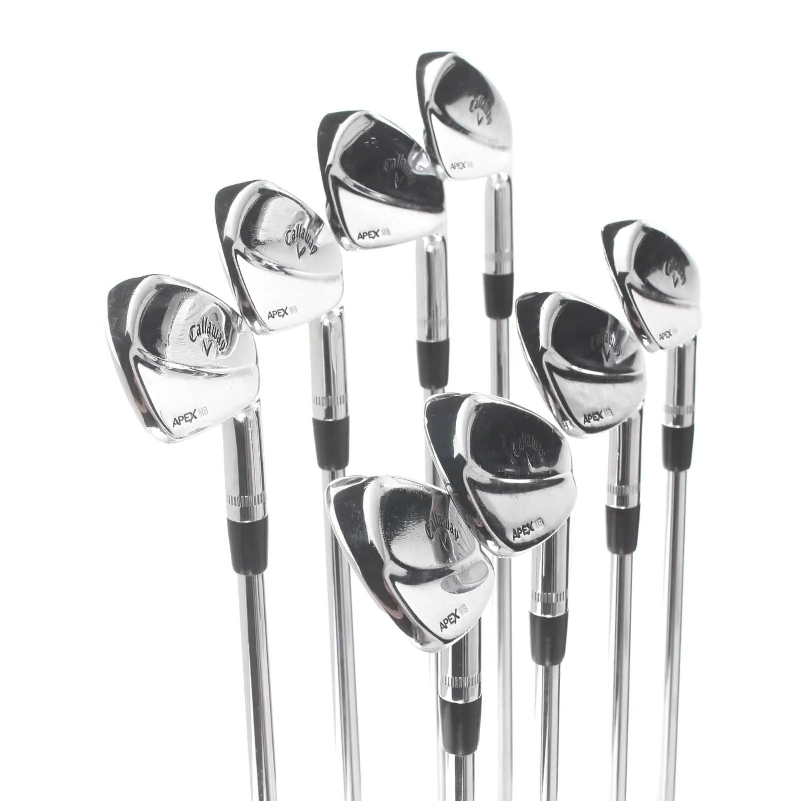 Callaway Apex MB Steel Mens Right Hand Irons 3-PW, Driver Stiff - Project X Rifle - Image 2