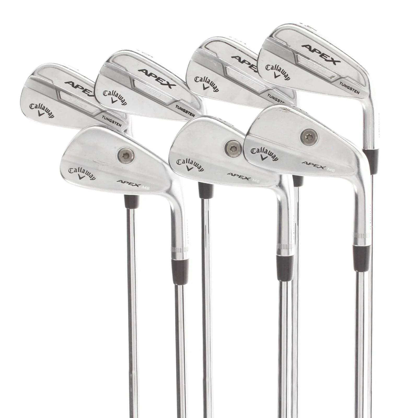 Callaway Apex Pro MB/CB Steel Mens Right Hand Irons 4-PW Extra Stiff - Dynamic Gold X100