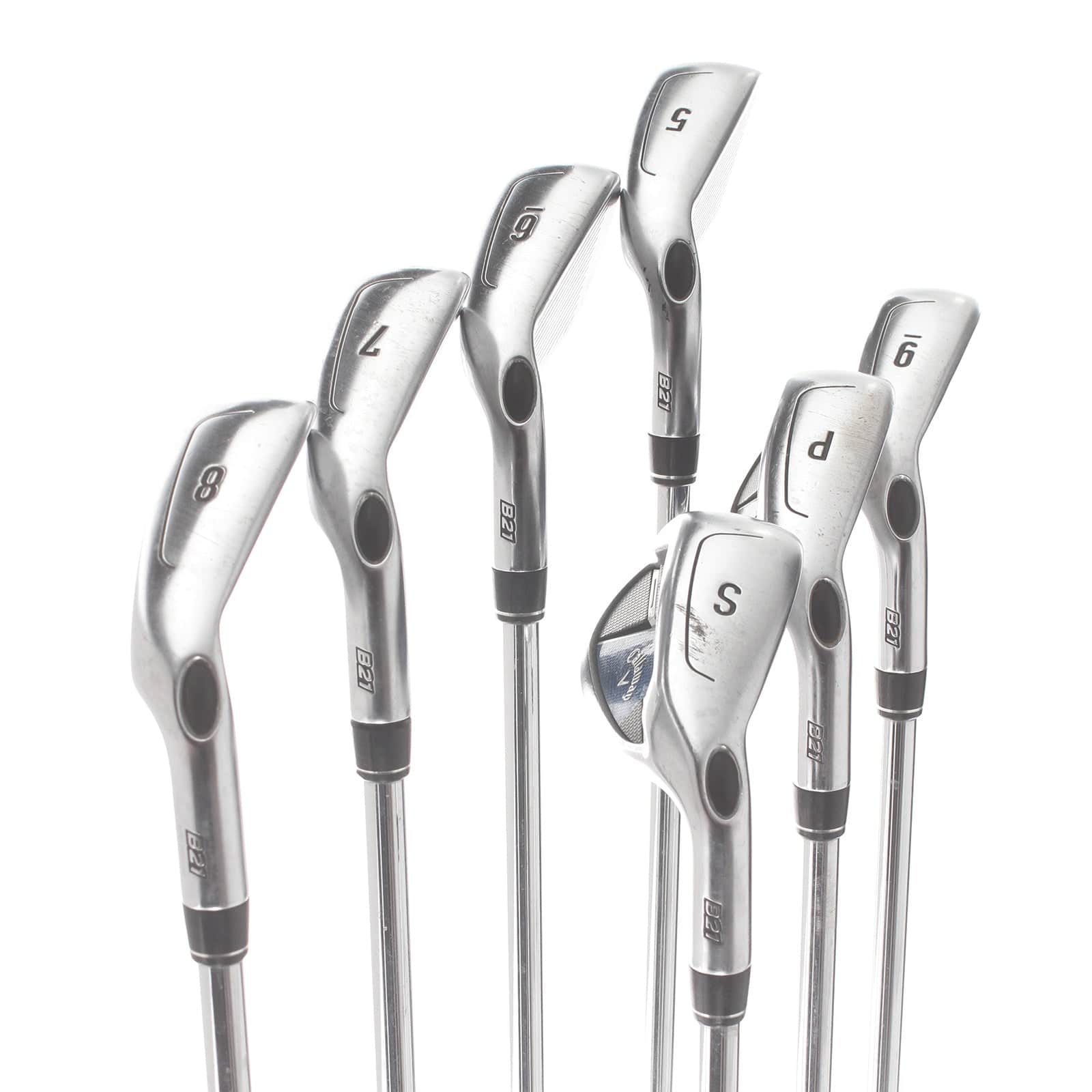 Callaway BB21 Steel Mens Right Hand Irons 5-SW Stiff - KBX Max CT80 - Image 3