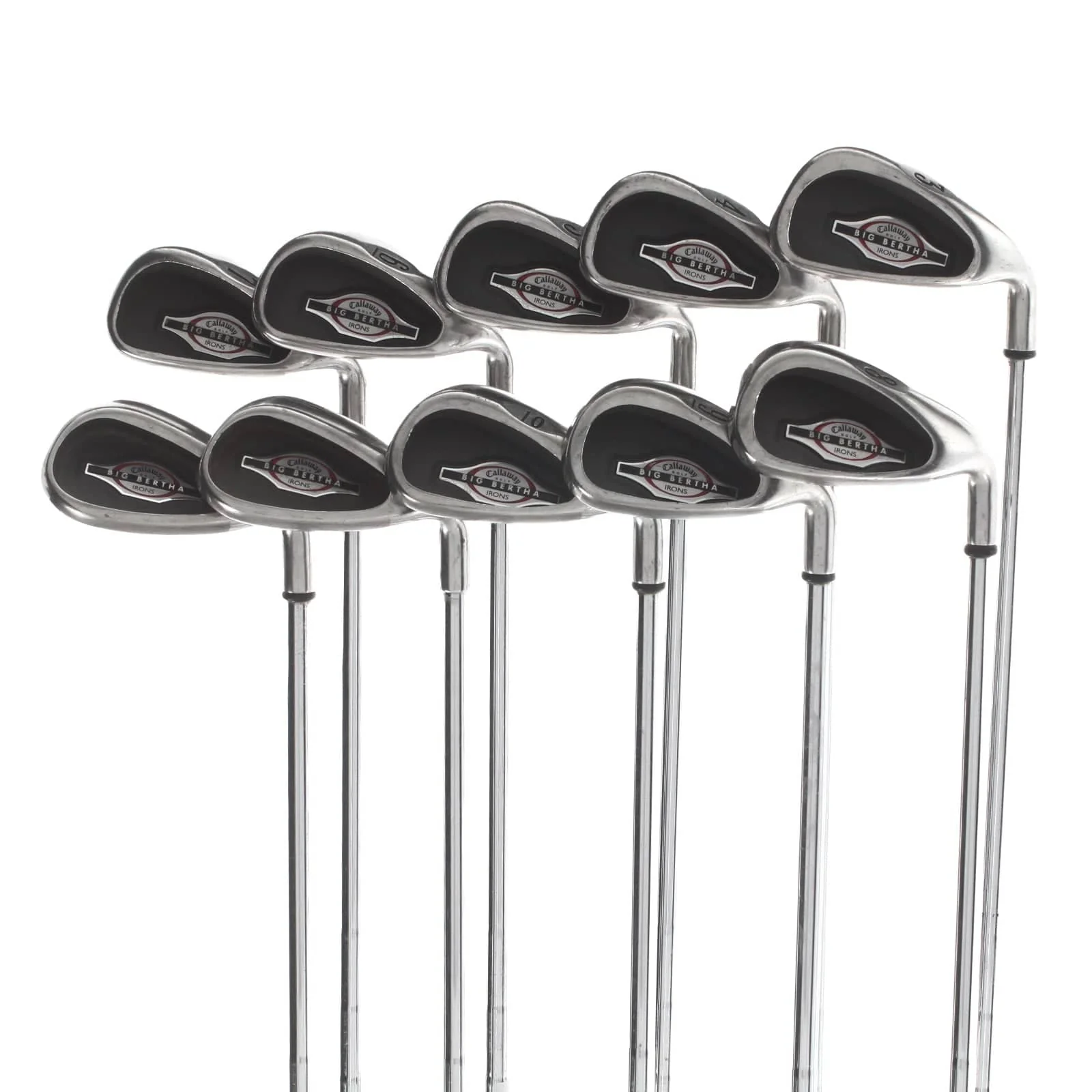 Callaway Big Bertha 2002 Steel Mens Right Hand Irons 3-SW Uniflex - Callaway Big Bertha