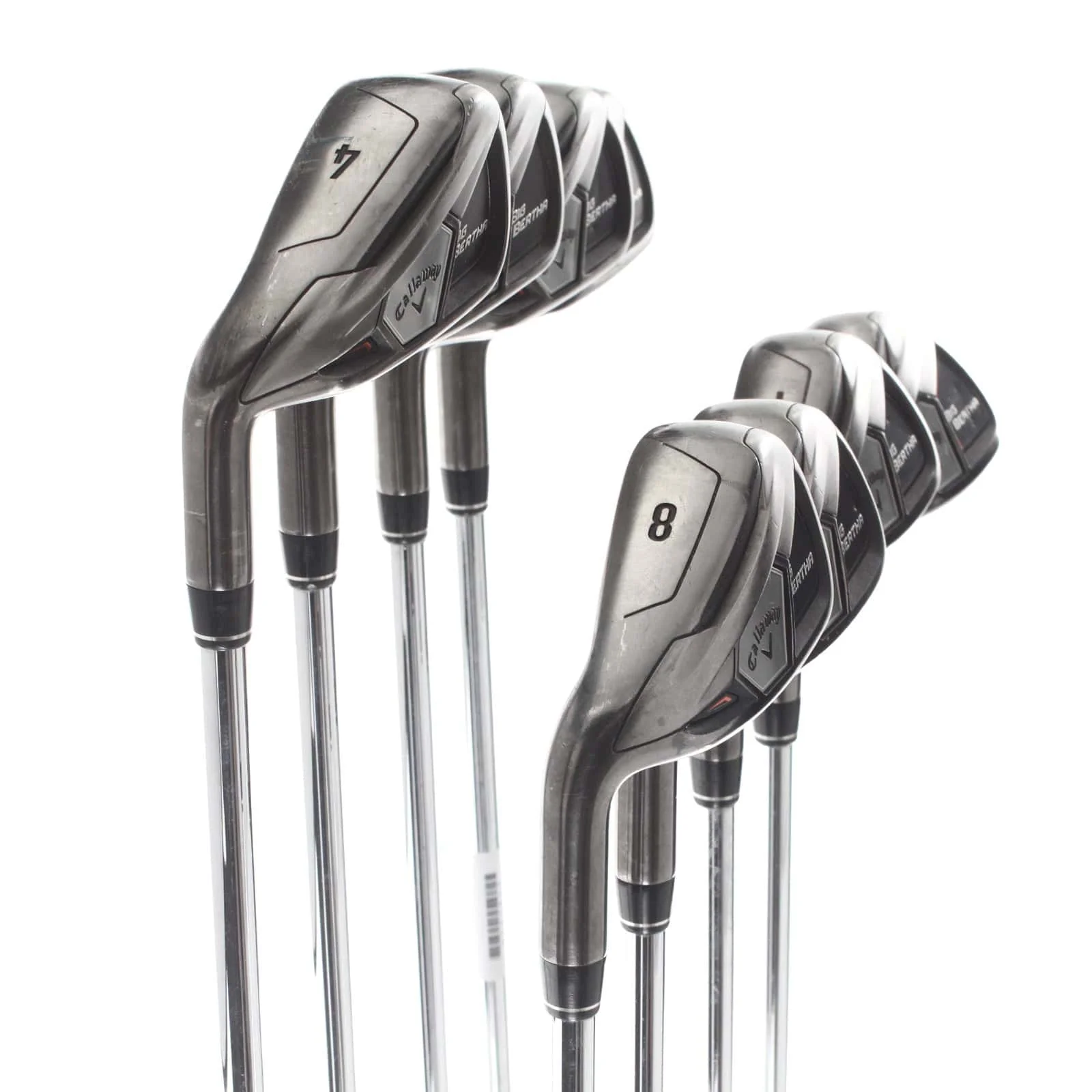 Callaway Big Bertha 2015 Steel Mens Left Hand Irons 4-SW Regular - Speedstep 80 - Image 2