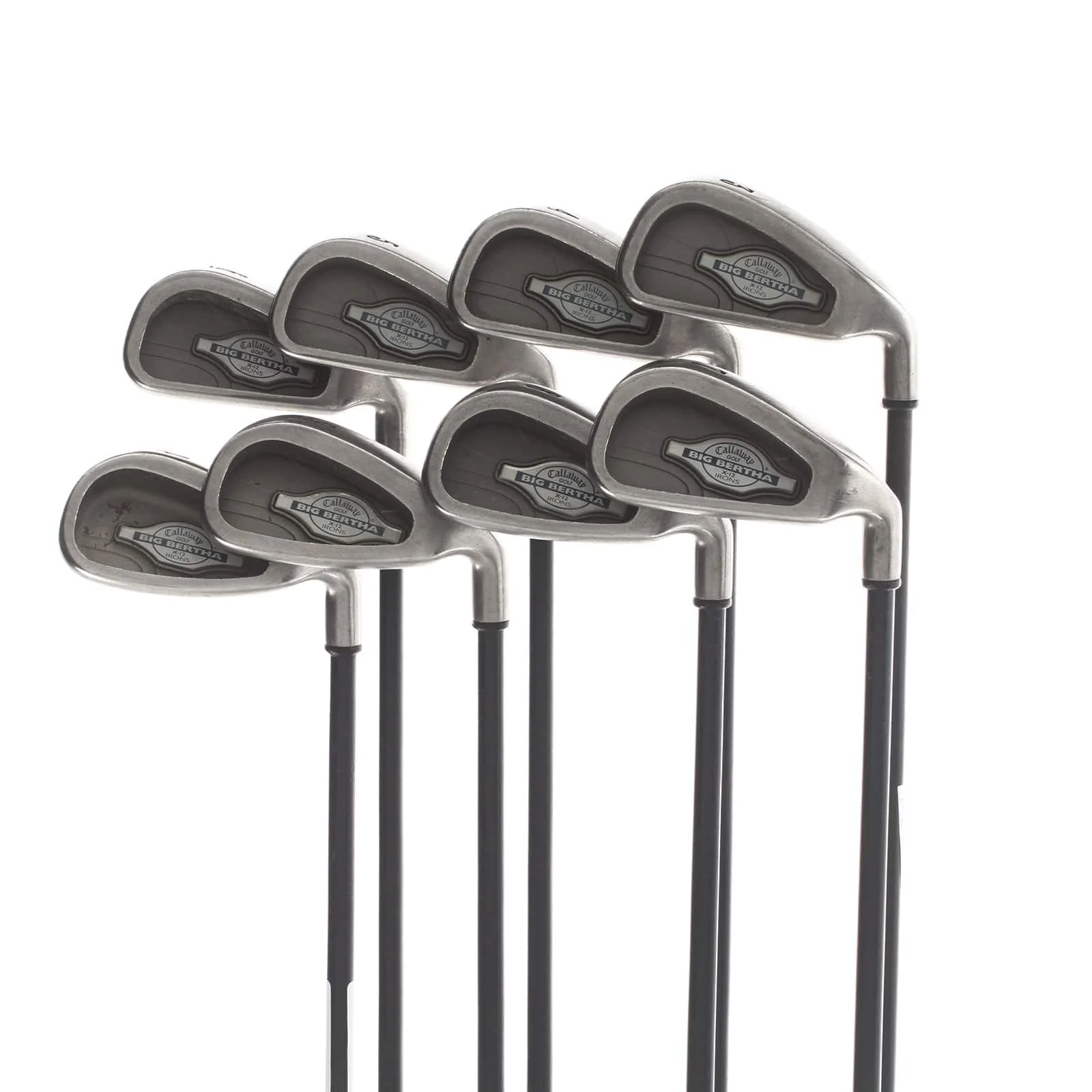 Callaway Big Bertha X-12 Graphite Mens Right Hand Irons 3-PW Firm - Callaway