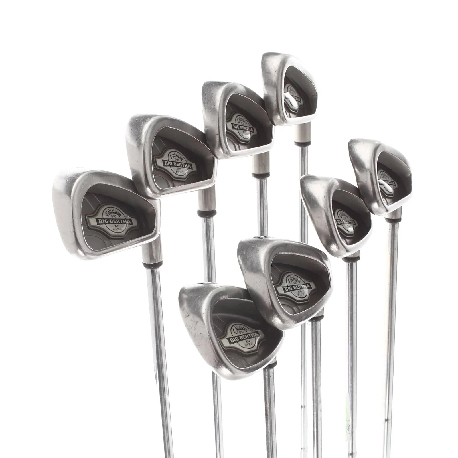 Callaway Big Bertha X-12 Steel Mens Right Hand Irons 3-PW Stiff - True Temper - Image 2