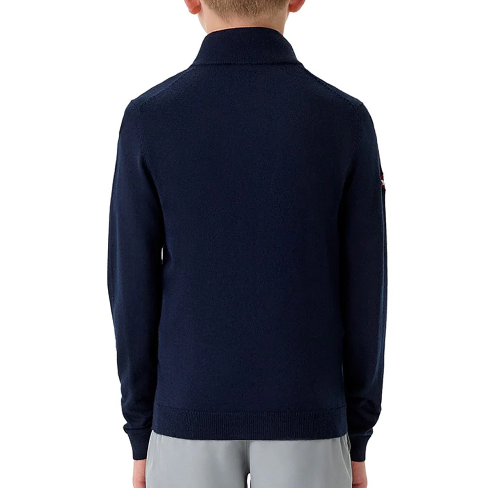 Callaway Boys Odyssey 1/4 Zip Sweater - Navy Blue - Image 4