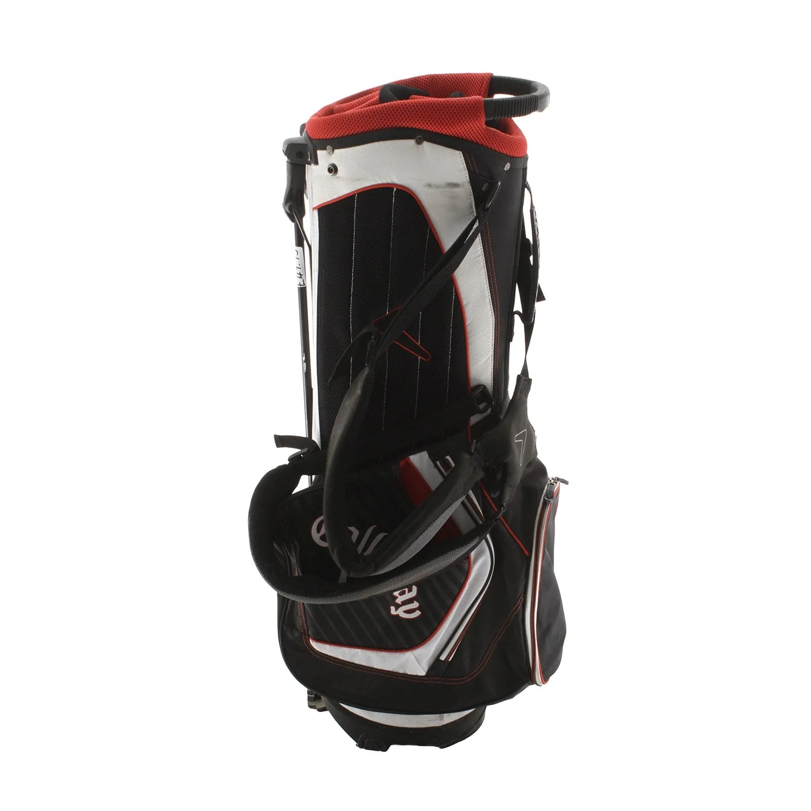 Callaway Chev Stand Bag - Black/White/Red - Image 4