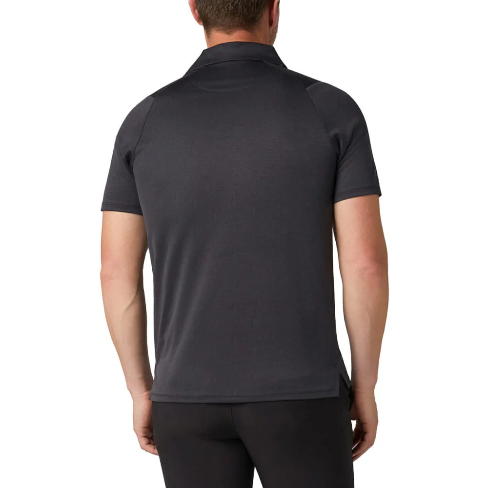 Callaway Chev Twill Jacquard Polo Shirt - Caviar - Image 4