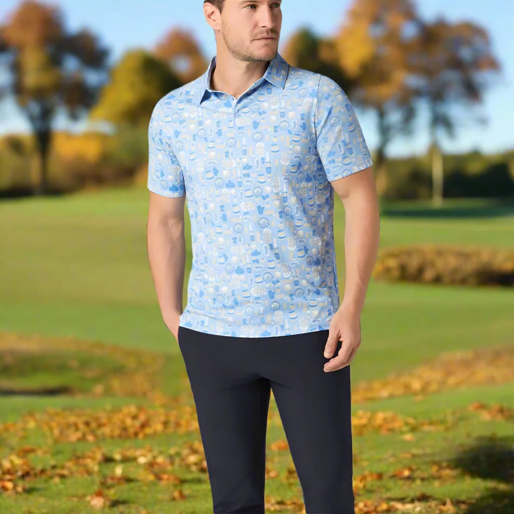 Callaway Celebration Feast Print Polo Shirt - Open Air - Image 5