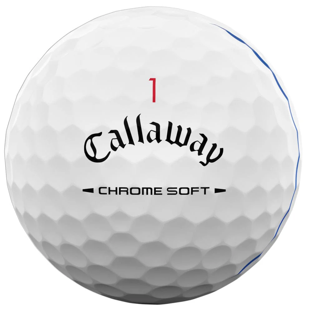 Callaway Chrome Soft Triple Track Golf Balls - White - 12 Pack - Image 2
