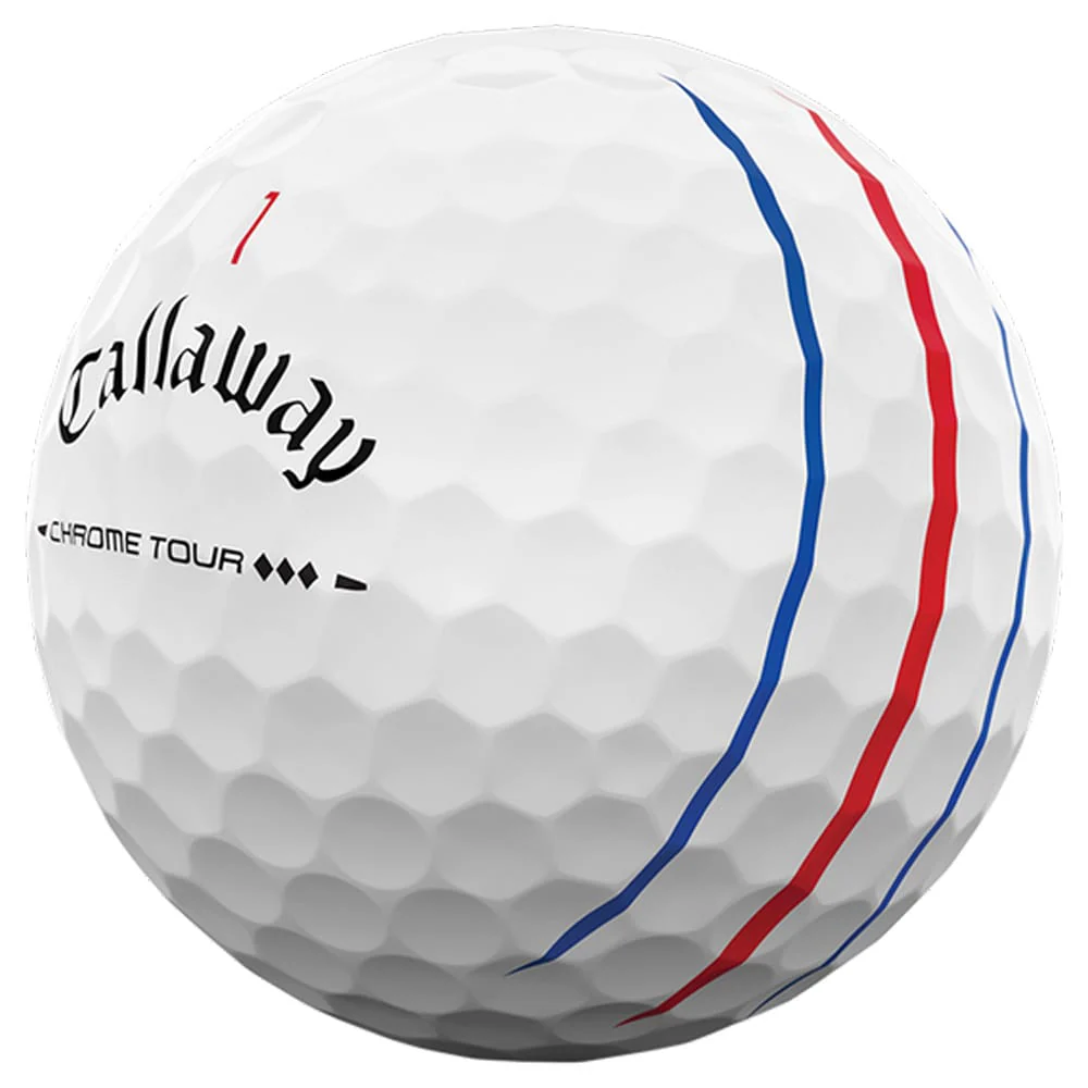 Callaway Chrome Tour Triple Diamond Triple Track Golf Balls - White - 12 Pack - Image 4