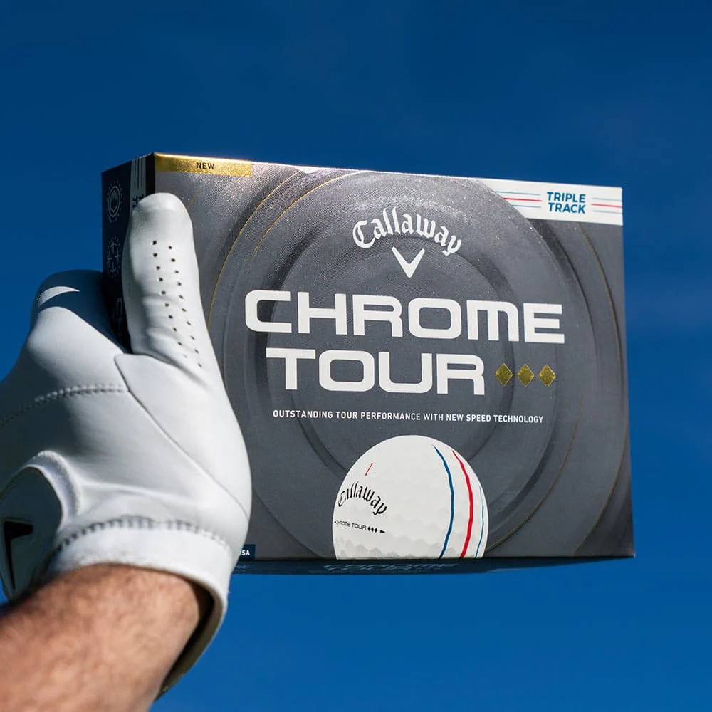 Callaway Chrome Tour Triple Diamond Triple Track Golf Balls - White - 12 Pack - Image 5