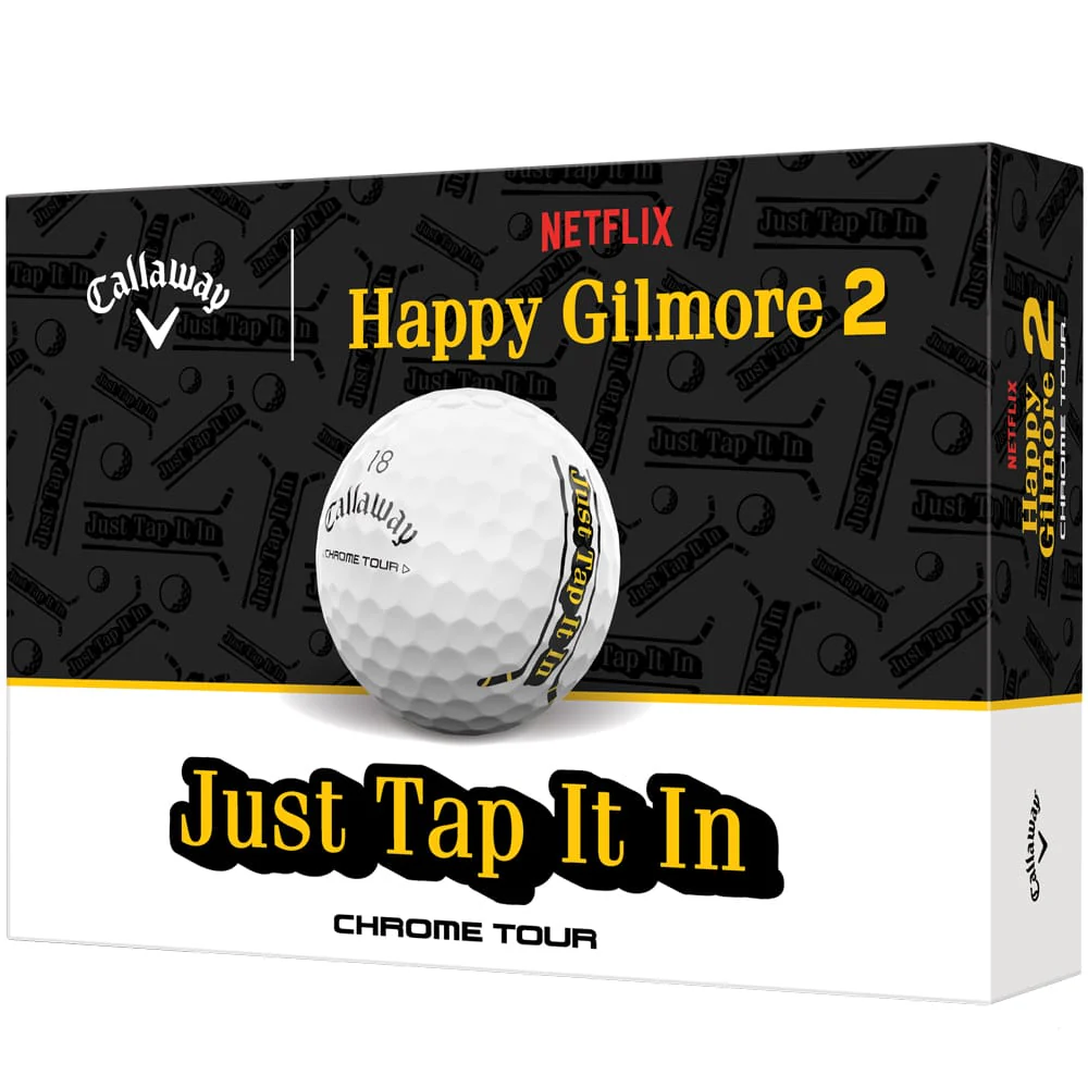 Callaway Chrome Tour Happy Gilmore 2 "Just Tap It In" Golf Balls - 12 Pack - Image 5