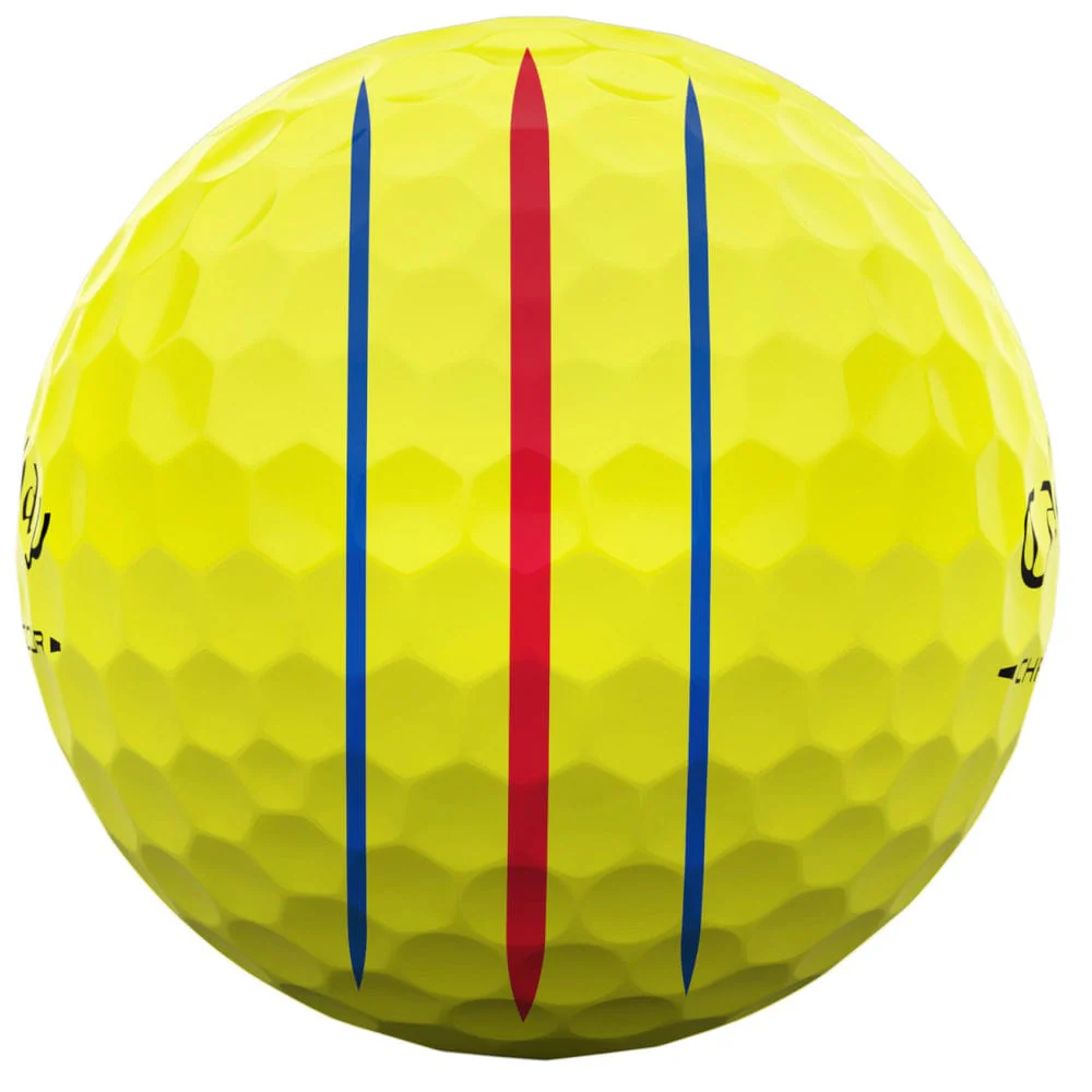Callaway Chrome Tour Triple Track Golf Balls - Yellow - 12 Pack - Image 4