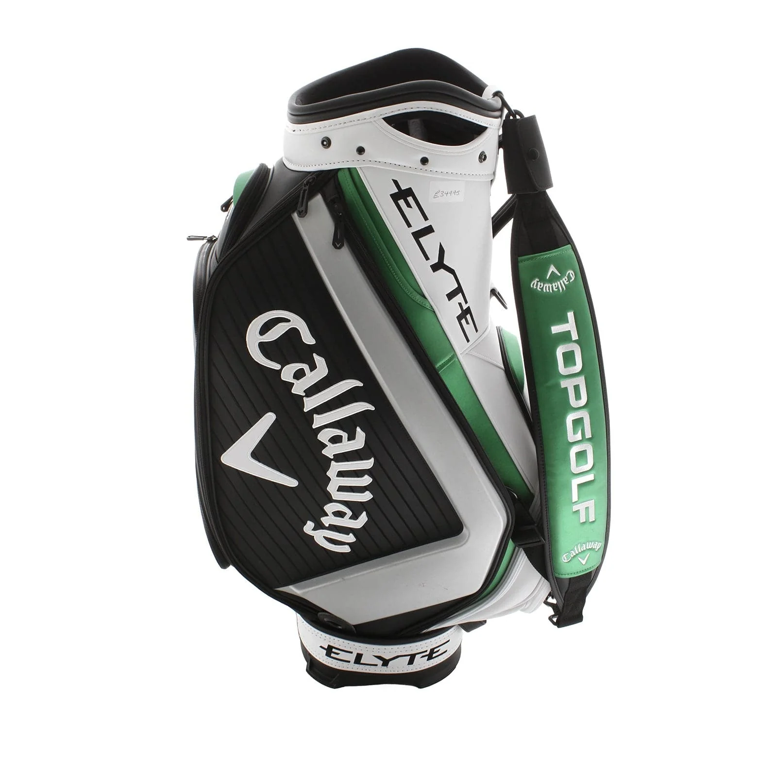 Callaway Elyte Tour Bag - White/Black/Green - Image 3