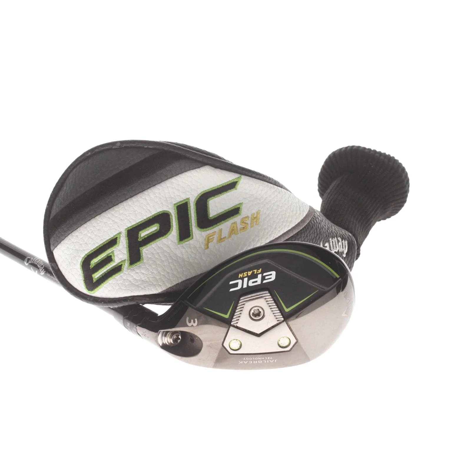 Callaway Epic Flash Graphite Mens Right Hand 3 Hybrid 18* Regular - Tensei AV Series White 65