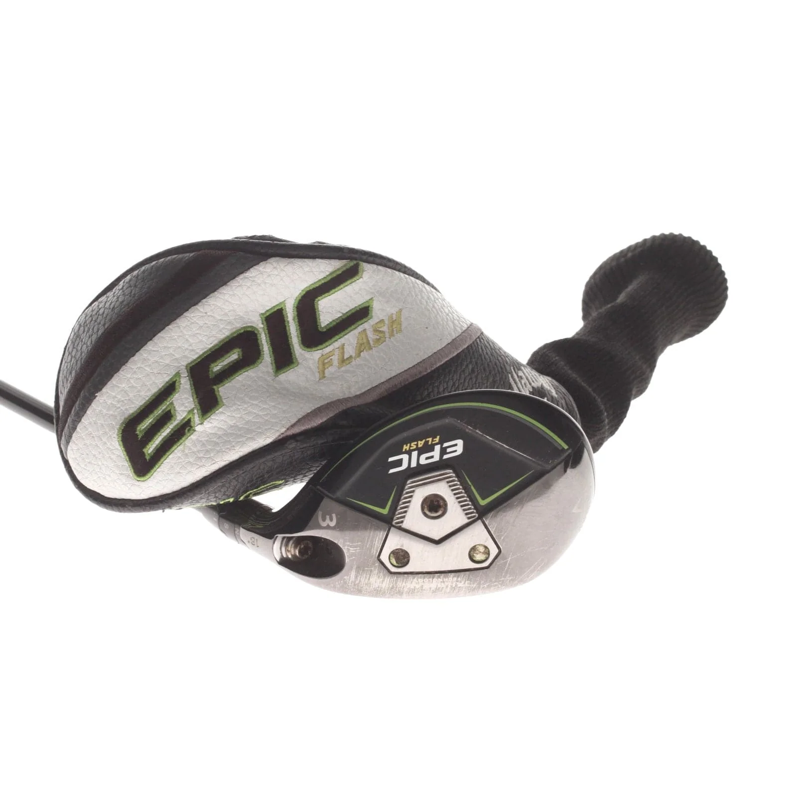 Callaway Epic Flash Graphite Mens Right Hand 3 Hybrid 18* Stiff - Tensi Silver 70 Stiff