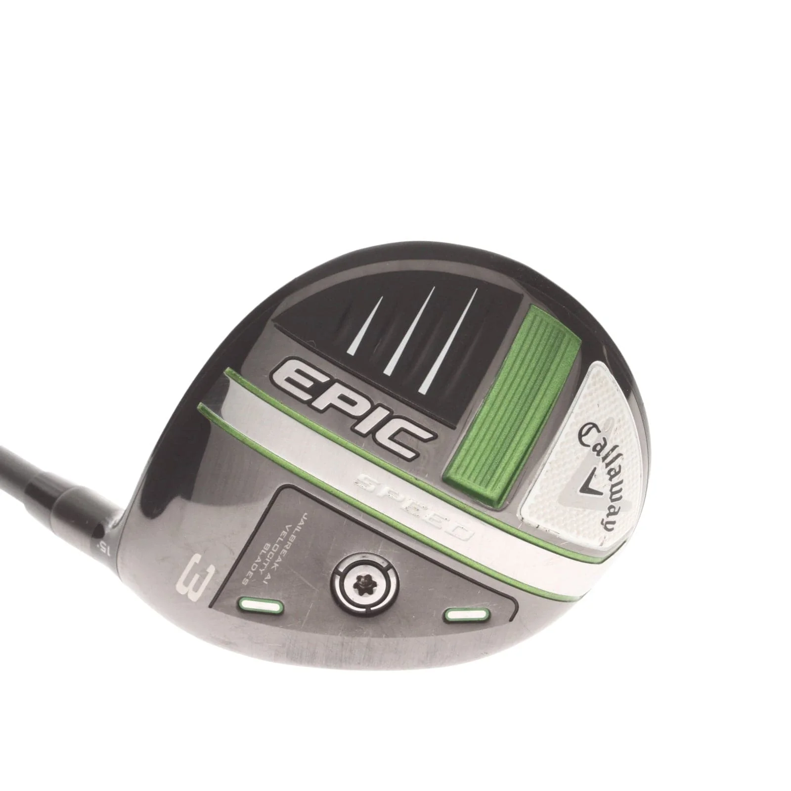Callaway Epic Speed Graphite Mens Right Hand Fairway 3 Wood 15* Regular - HZRDUS Smoke iM10 Green 5.5 60g - Image 2
