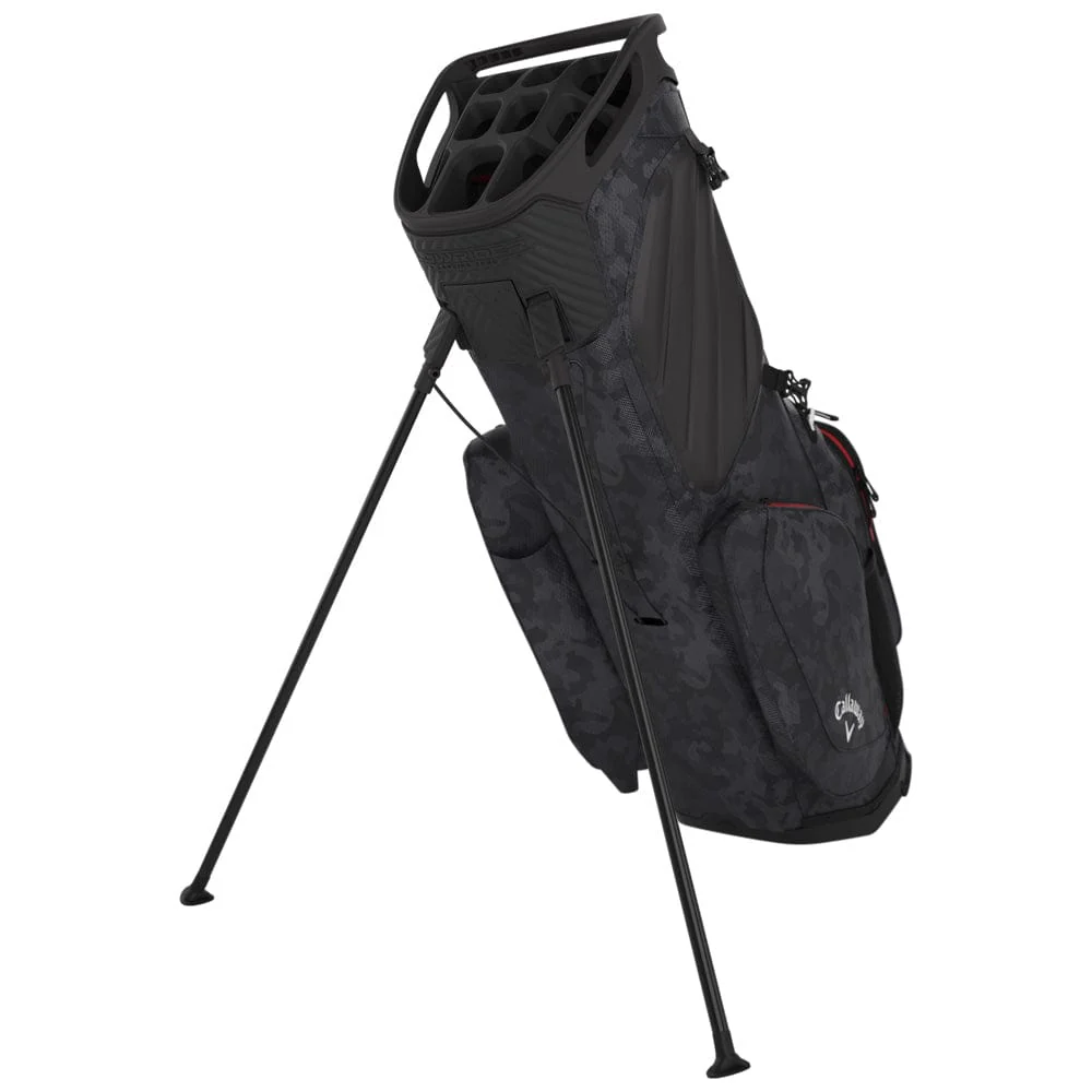 Callaway Fairway 14 HD Waterproof Stand Bag - Graphite/Desert Camo/Red - Image 3