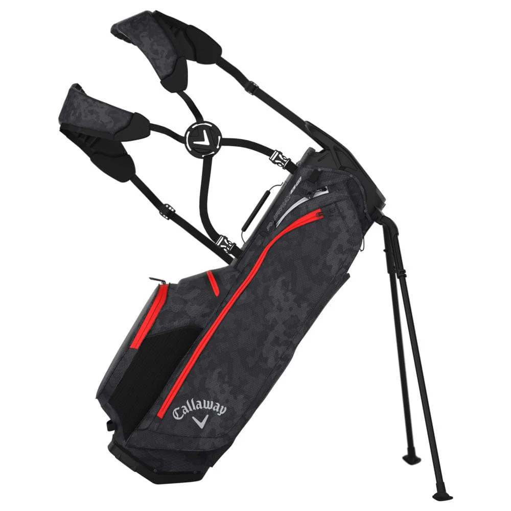 Callaway Fairway C HD Waterproof Stand Bag - Graphite/Desert Camo/Red - Image 3