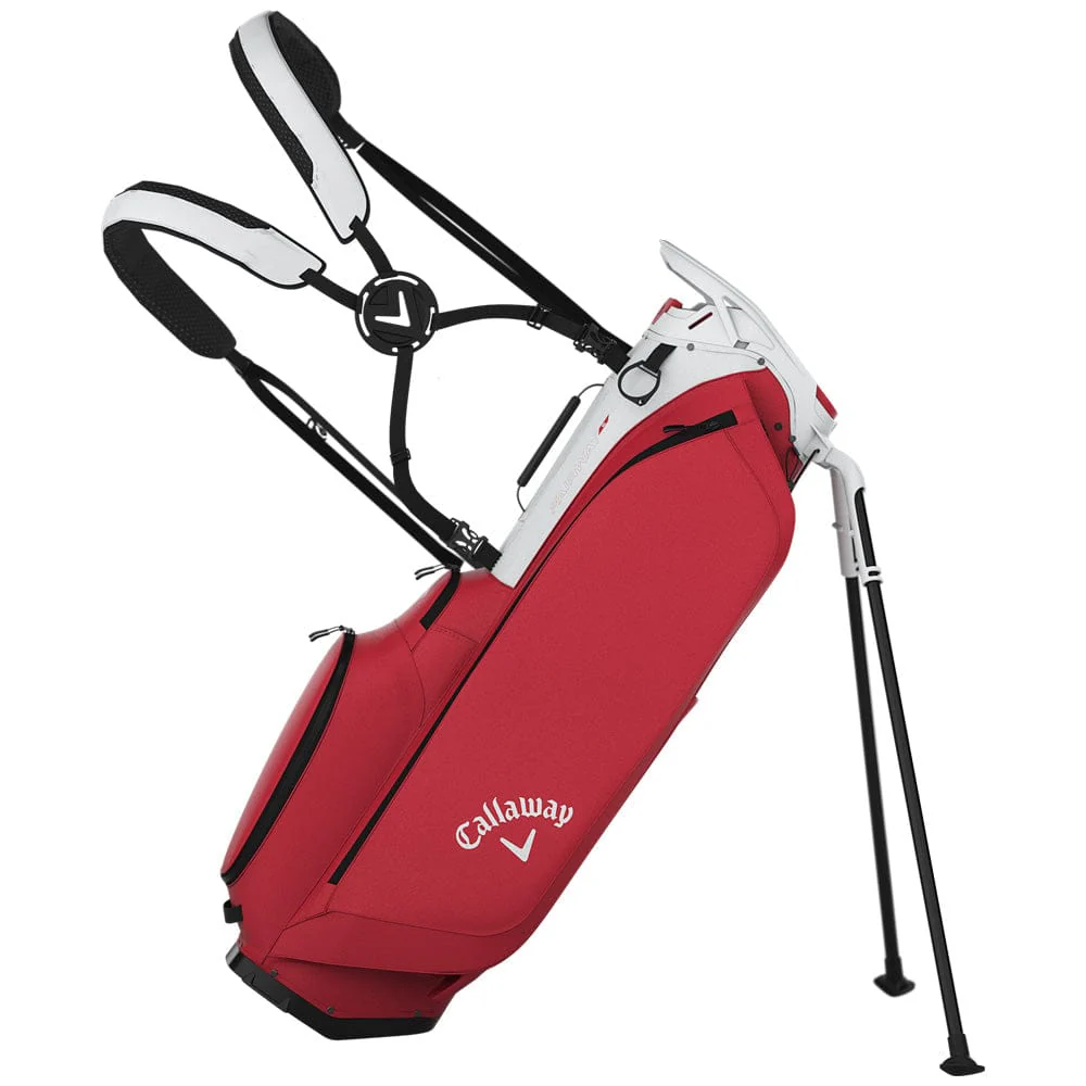 Callaway Fairway C Stand Bag - Silver/Cardinal - Image 3