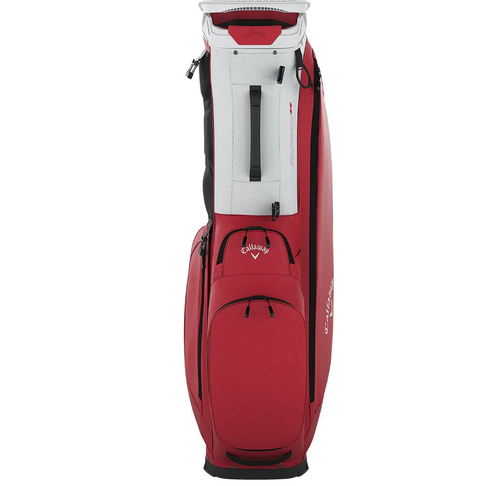Callaway Fairway C Stand Bag - Silver/Cardinal - Image 5