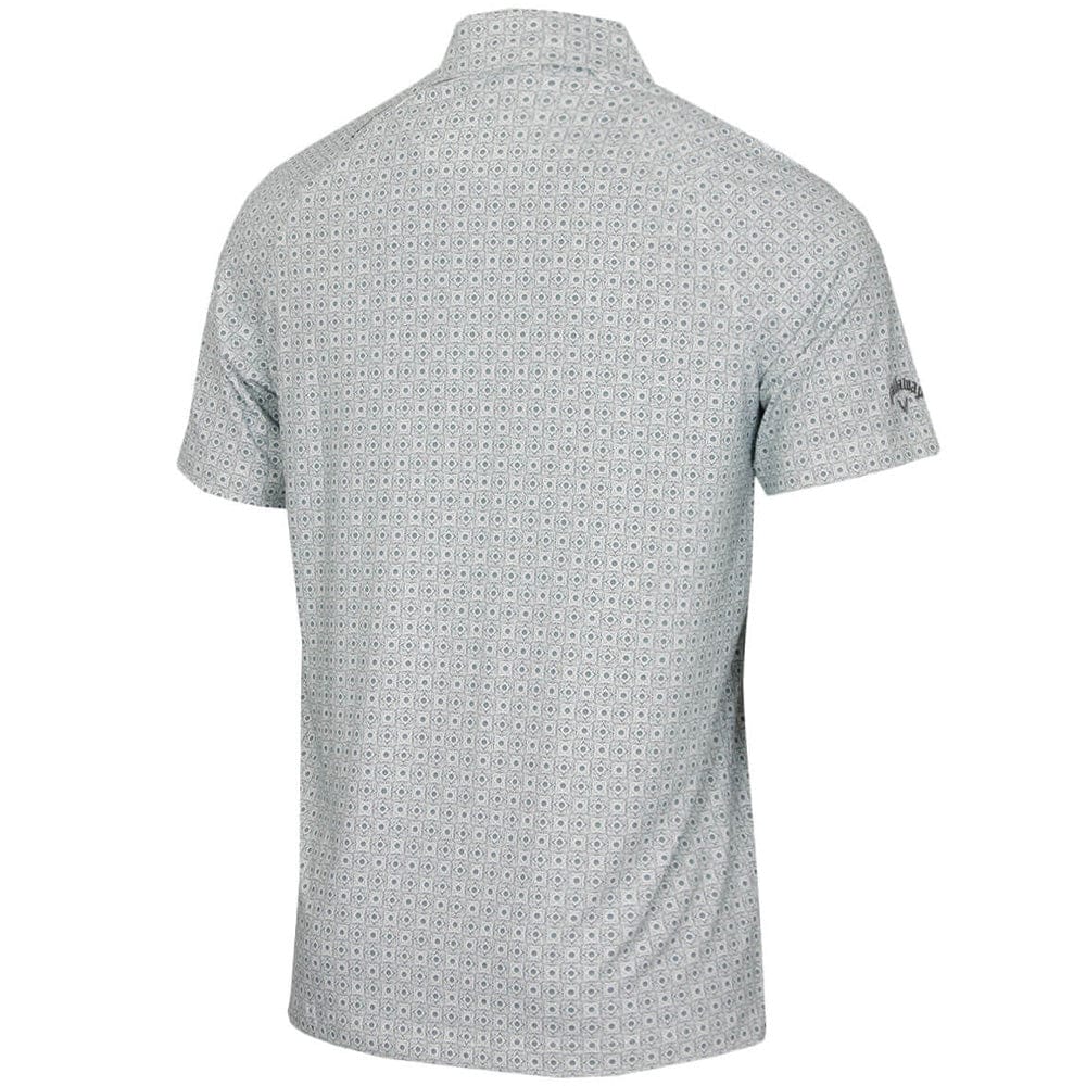 Callaway Golf Foulard Printed Polo Shirt - Bright White - Image 2