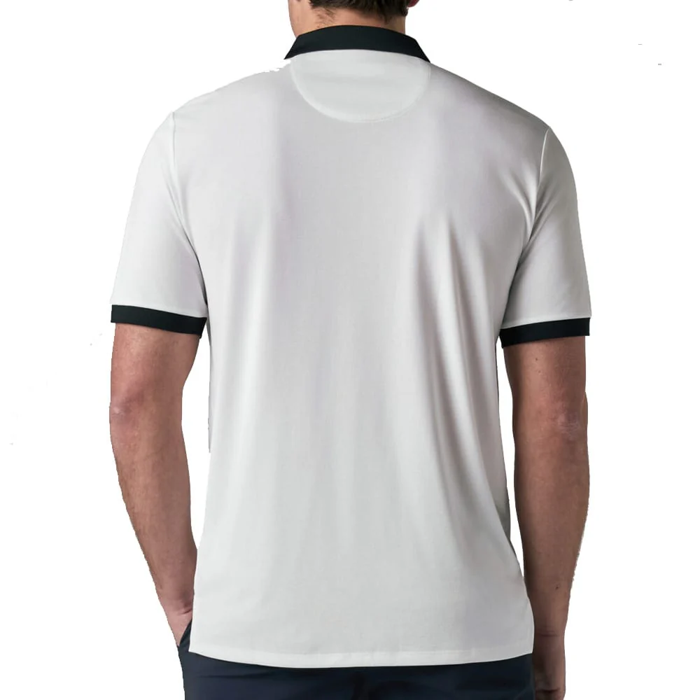 Callaway Legacy Collection Blocked Logo Collar Polo Shirt - Bright White - Image 5