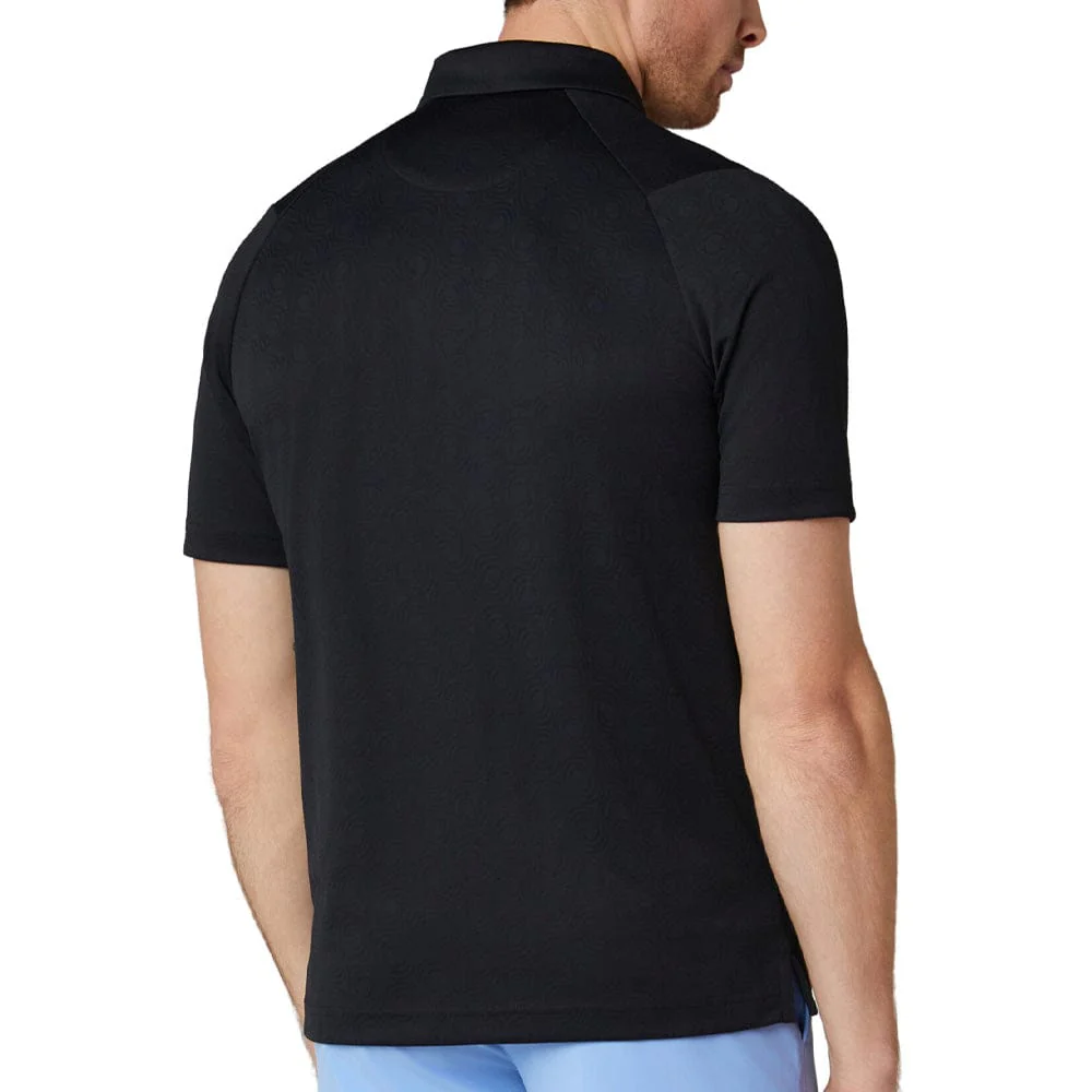 Callaway Odyssey Ventilated Jacquard Polo Shirt - Caviar - Image 4