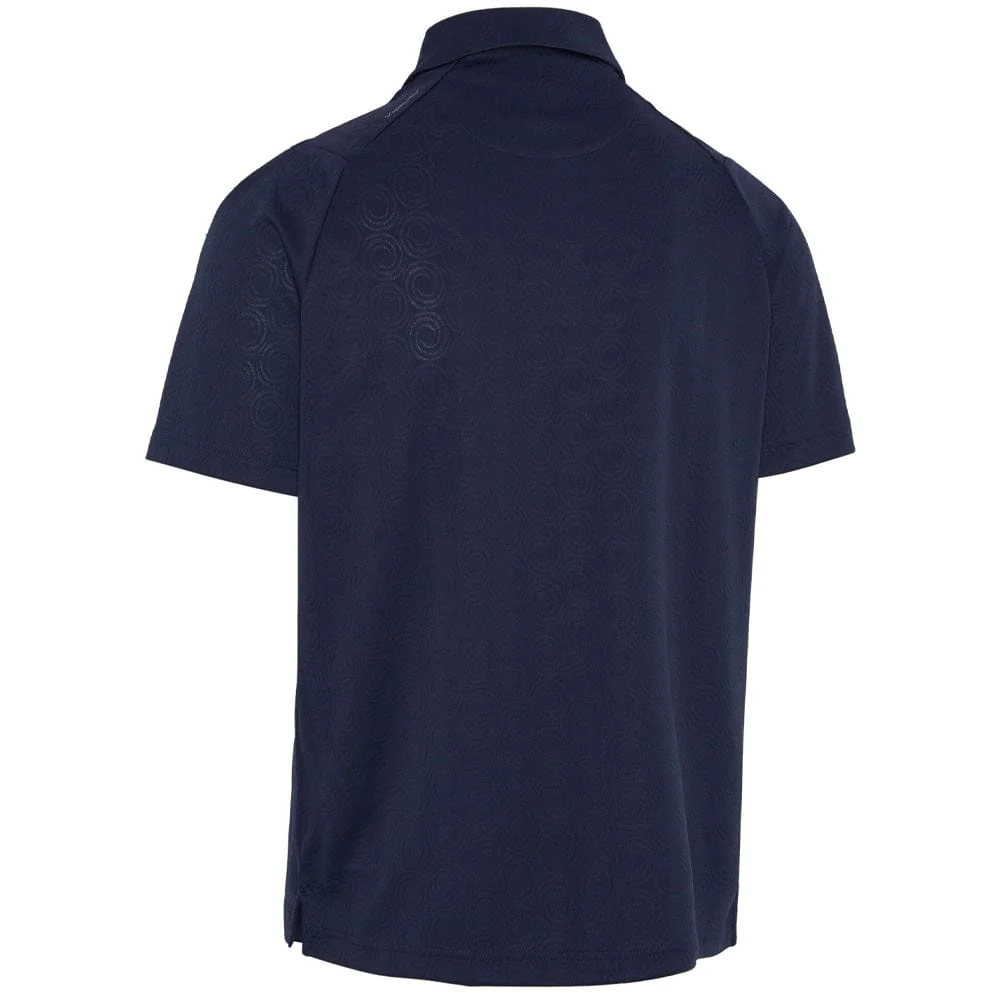 Callaway Odyssey Ventilated Jacquard Polo Shirt - Peacoat - Image 2