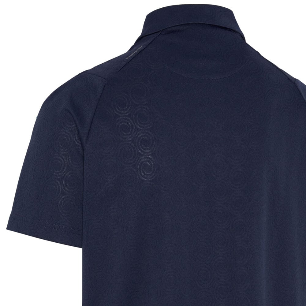 Callaway Odyssey Ventilated Jacquard Polo Shirt - Peacoat - Image 4