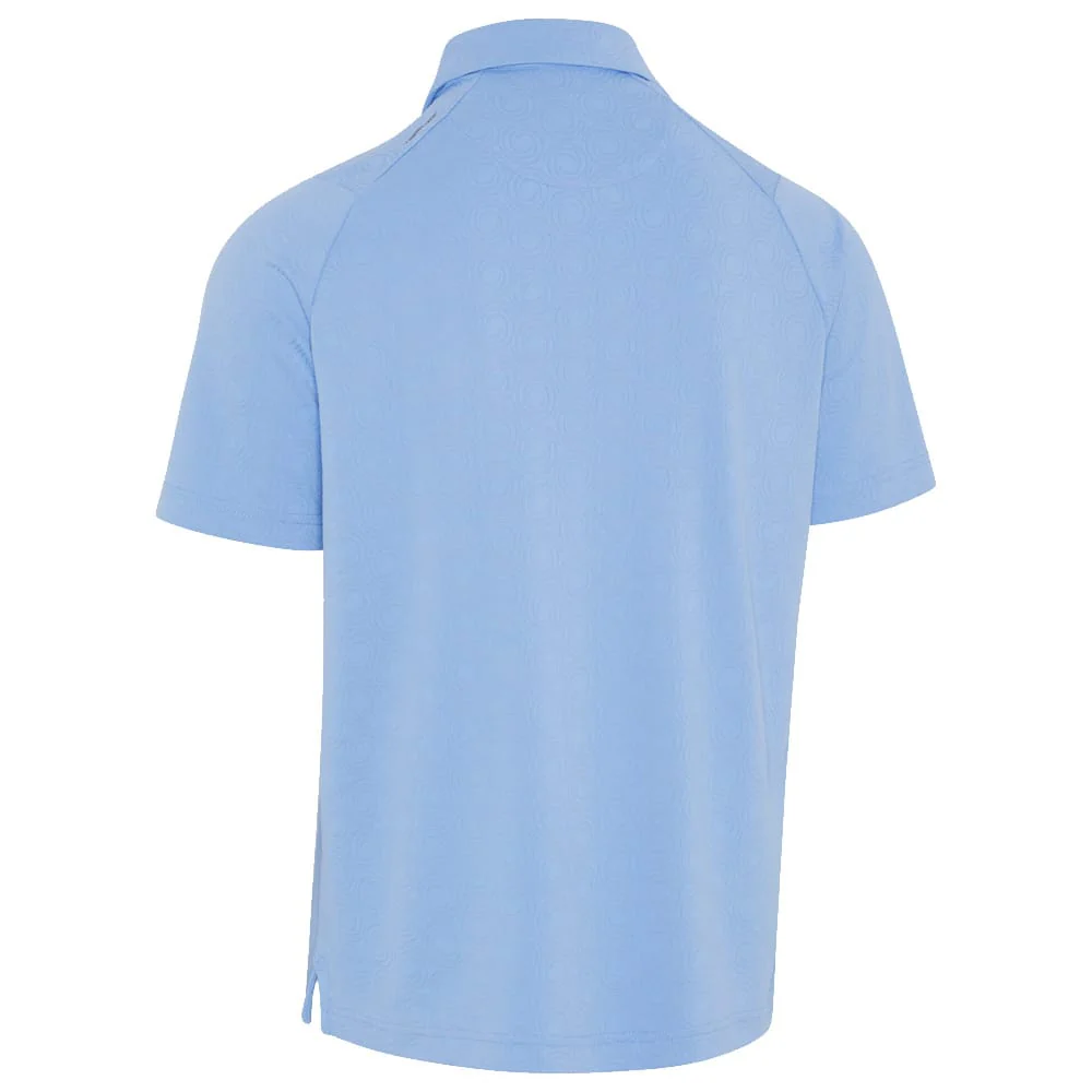 Callaway Odyssey Ventilated Jacquard Polo Shirt - Vista Blue - Image 2
