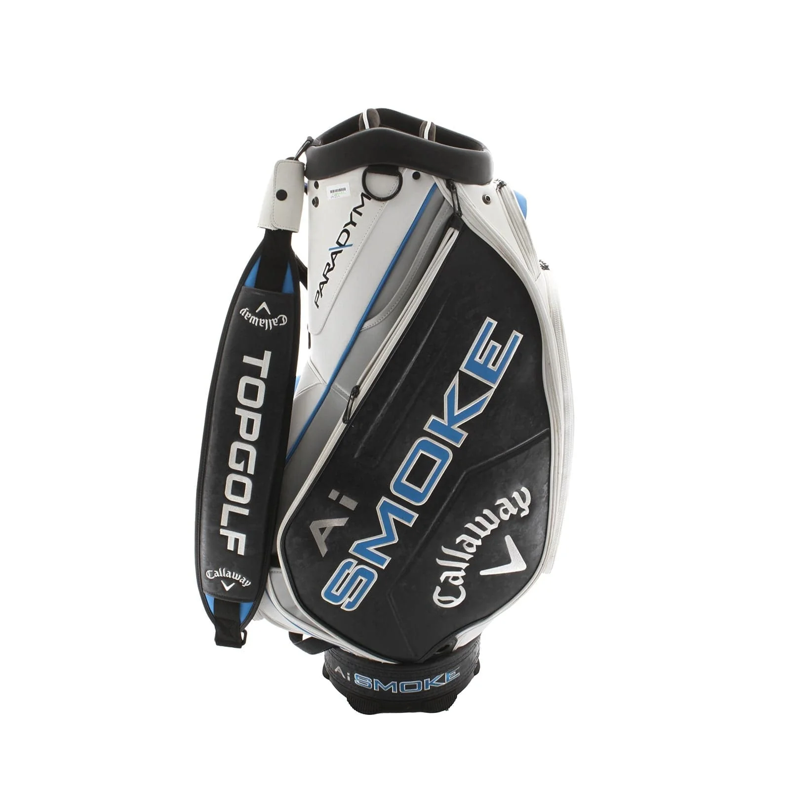 Callaway Paradym Ai Smoke Cart Bag - Whit/Blue/Grey
