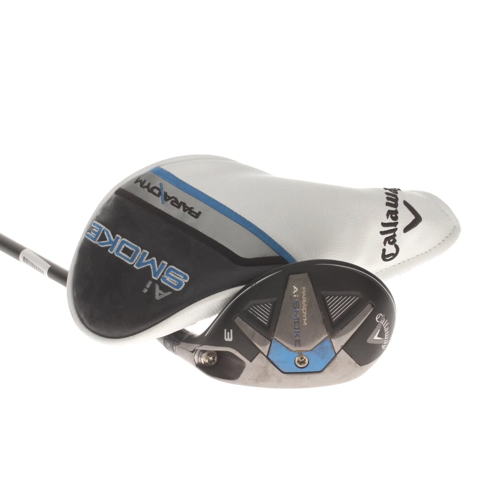 Callaway Paradym Ai Smoke Graphite Mens Right Hand 3 Hybrid 18* Stiff - Project X Cypher 70