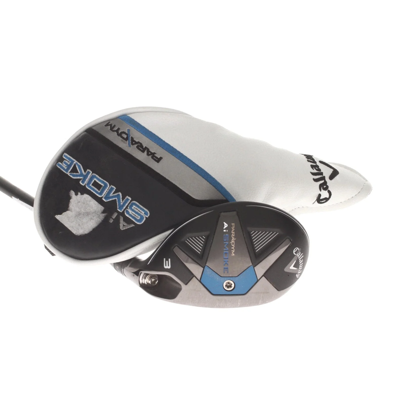 Callaway Paradym Ai Smoke Graphite Mens Right Hand 3 Hybrid 18* Stiff - Project X Cypher Seventy 6.0