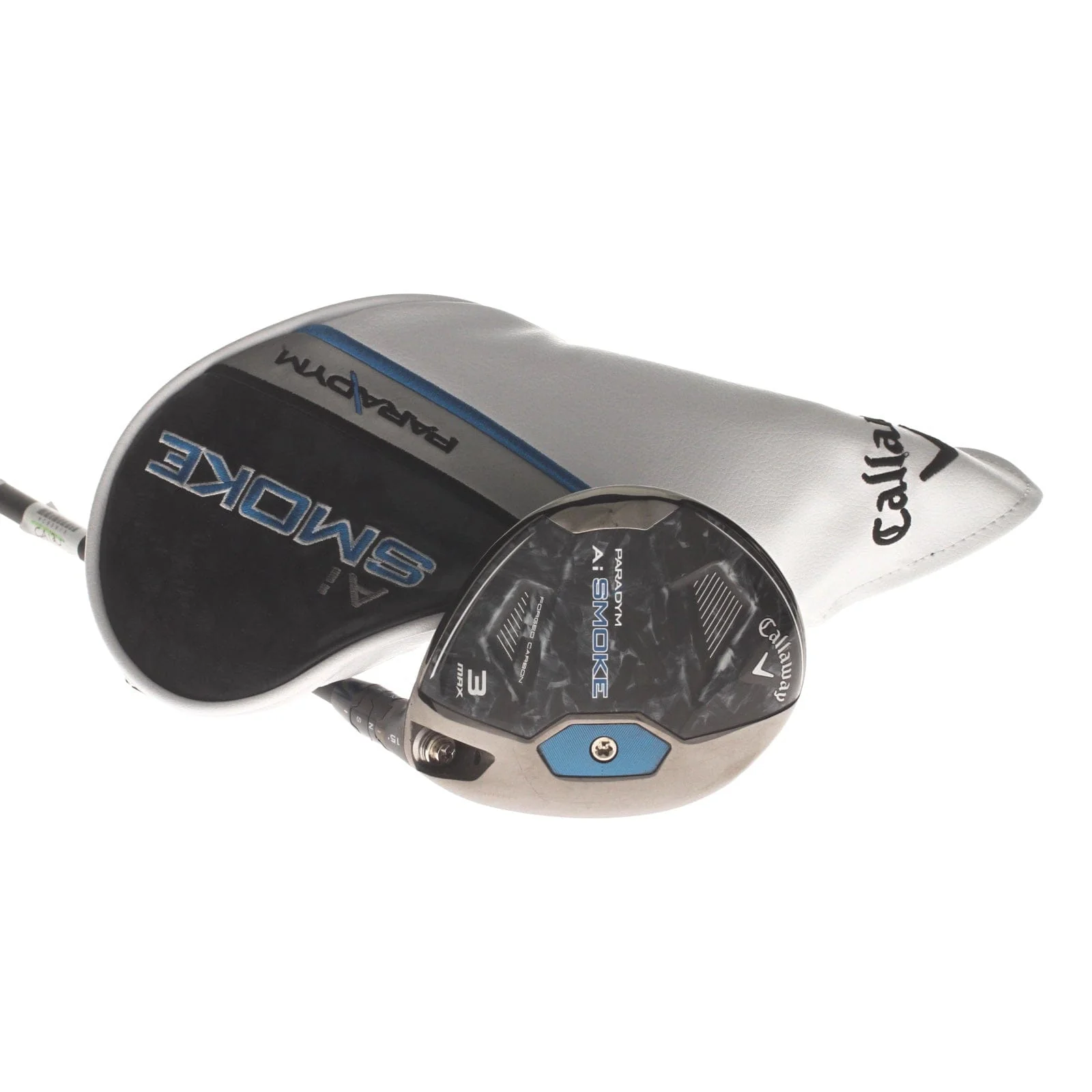 Callaway Paradym Ai Smoke Graphite Mens Right Hand Fairway 3 Wood 15* Stiff - Tensei AV Series Blue 65
