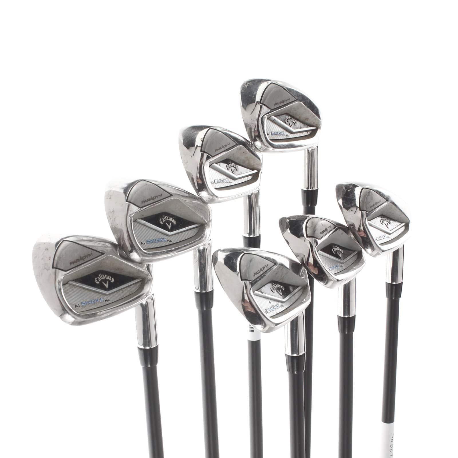 Callaway Paradym Ai Smoke HL Graphite Mens Right Hand Irons 6-AW+GW Regular - Cypher Sixty 5.5 - Image 2