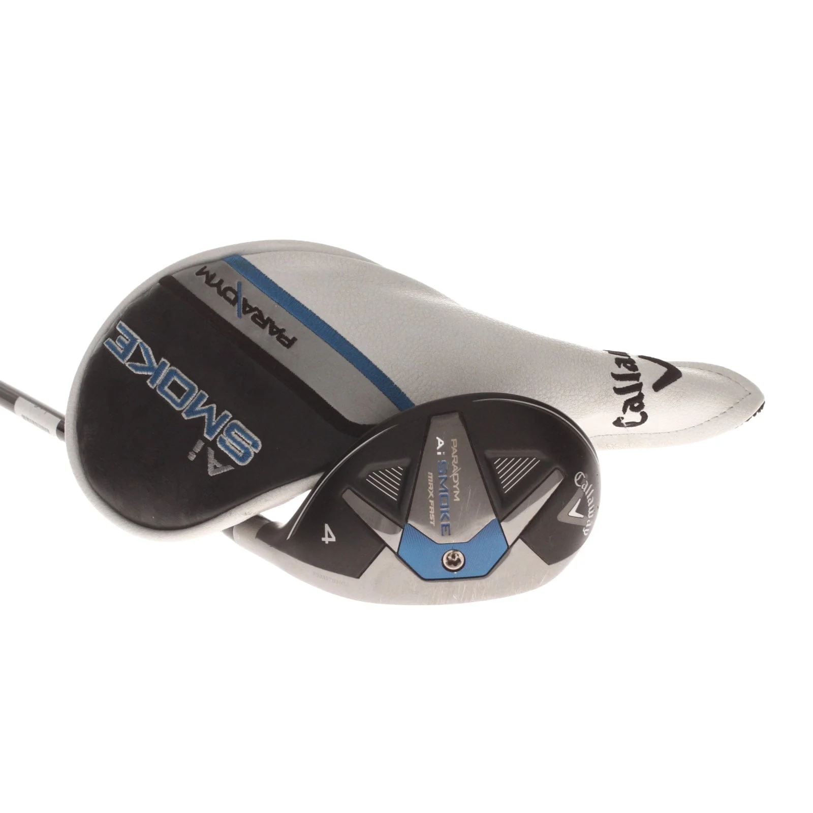 Callaway Paradym Ai-Smoke Max Fast Graphite Mens Right Hand 4 Hybrid 21* Soft Regular - Tensei 40 R2 Blue