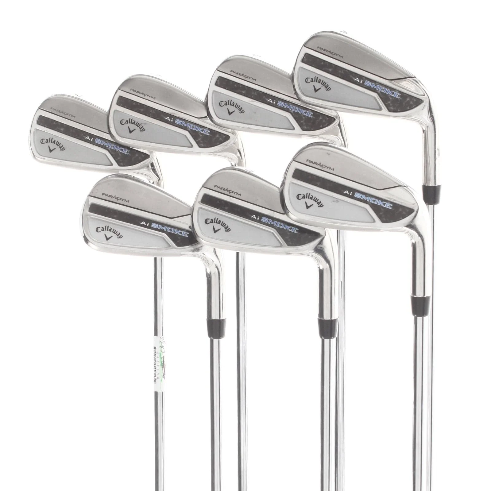 Callaway Paradym Ai Smoke Steel Mens Right Hand Irons 4-PW Stiff - Elevate MPH 95