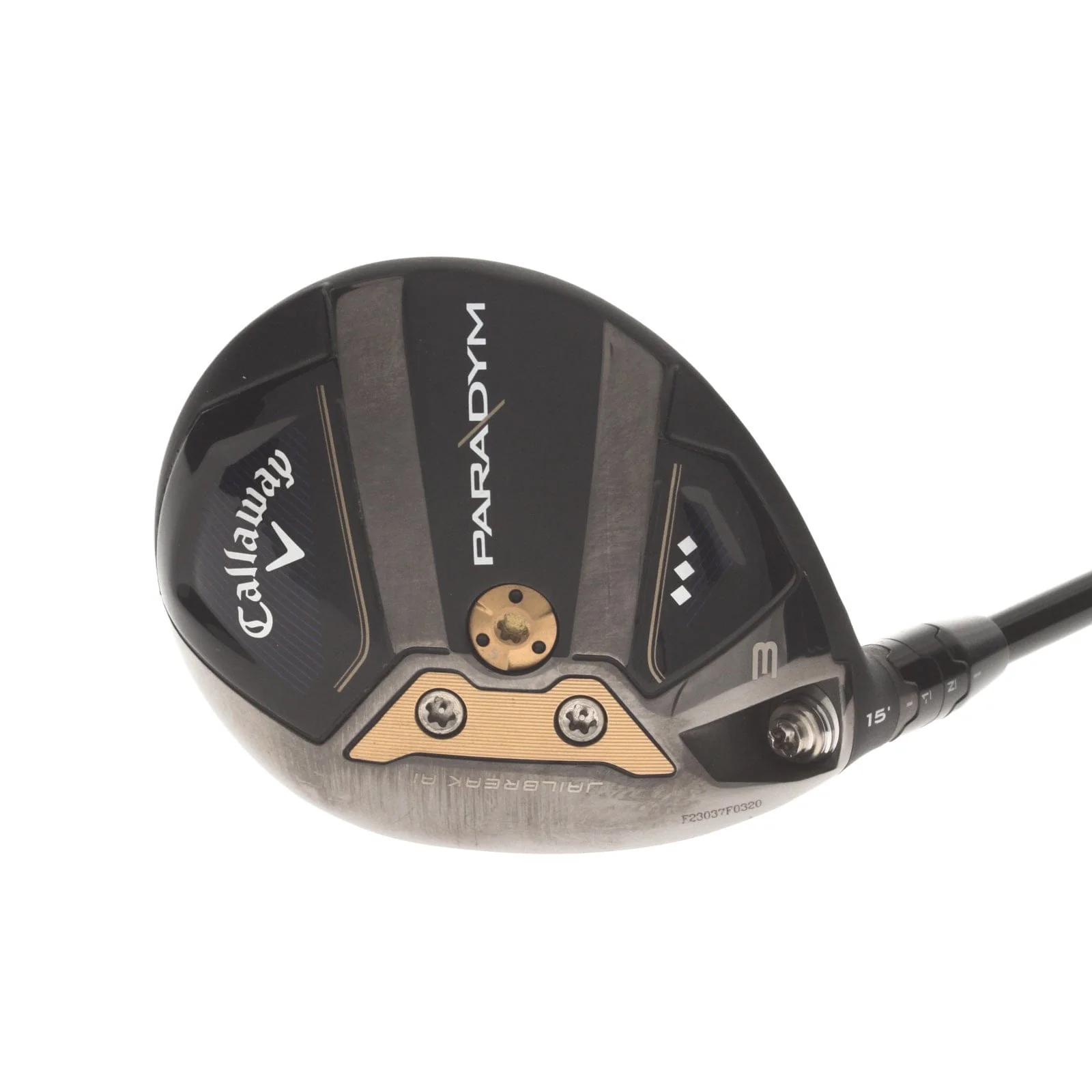 Callaway Paradym Triple Diamond Graphite Mens Left Hand Fairway 3 Wood 15* Extra Stiff - Kai'li White 70 - Image 2