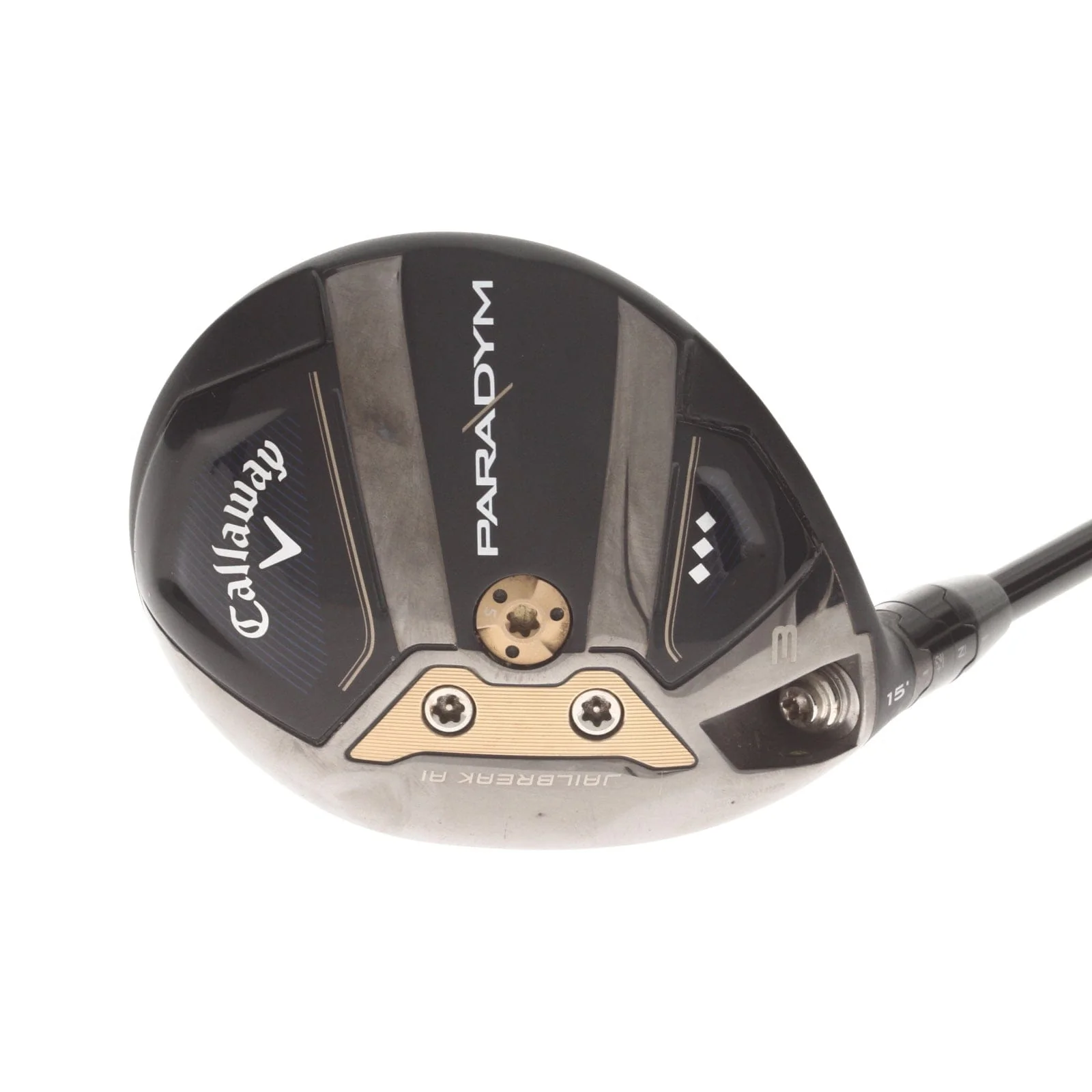 Callaway Paradym Triple Diamond Graphite Mens Left Hand Fairway 3 Wood 15* Stiff - Kai'li 70 White S - Image 2