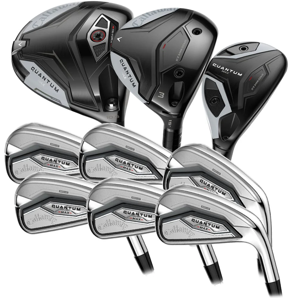 Callaway Quantum Max 9-Piece Club Set - Graphite